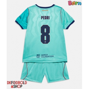 Barcelona Pedri Gonzalez #8 Tredje trøje Børn 2026-27 Kort ærmer (+ korte bukser)